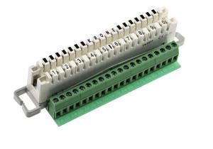 China LSA Disconnecting Moduel 2 / 10 with Screw Terminals 10 pair wholesale
