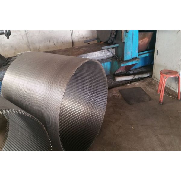 SS304 SS316 SS321 Stainless Steel Filter Screen / Wedge Wire Filter Elements