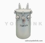 75KVA CSA C2.2-06 Single Phase Transformer With Radiator For Industrial