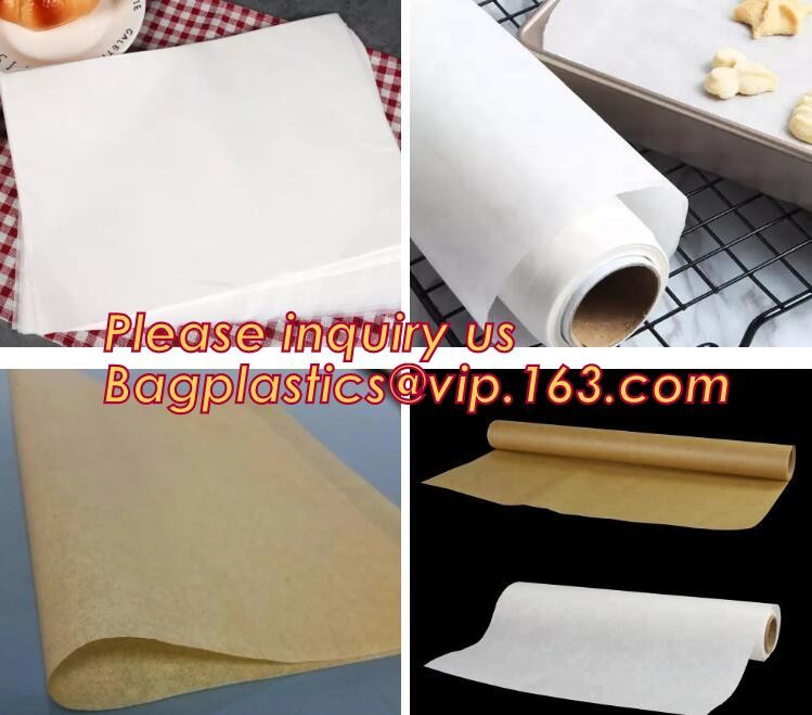 5M*37CM width non-stick silicone coated baking parchment paper,roasting paper for grill,line,cooking,BBQ bagplastics pac