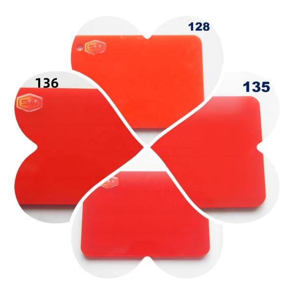 Quality Customized Durable Translucent Colored Acrylic Sheets For Laser Machine Engraving for sale