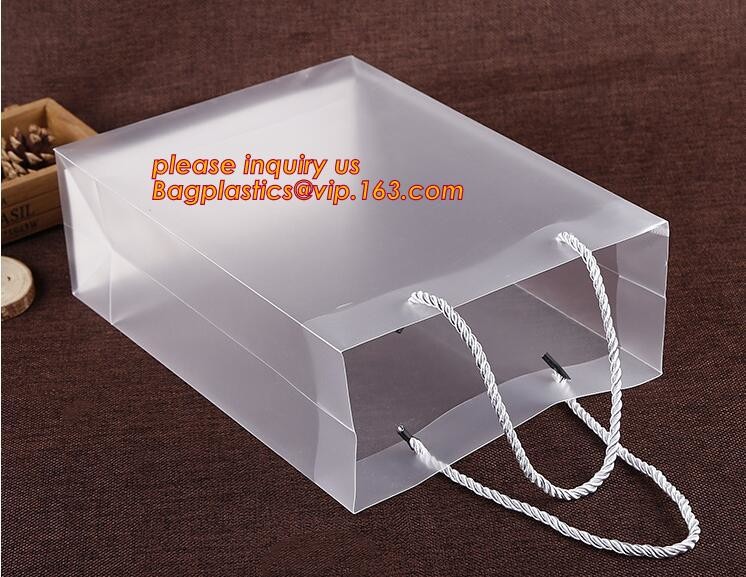 Promotional customized high quality soft loop plastic cloth bag,manufacturer custom soft loop handle polyethylene PE pla