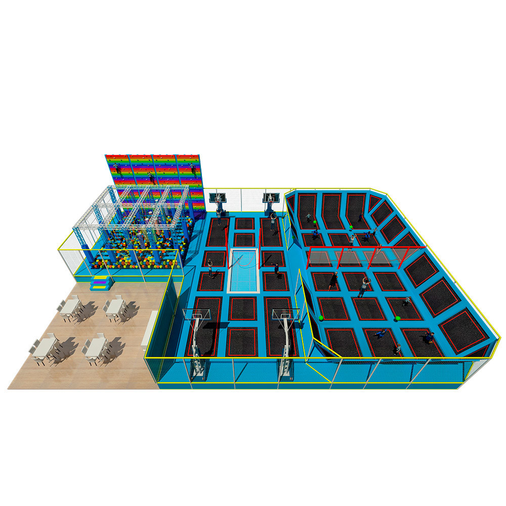 Waterproof Foam Pad Soft Indoor Playground , Jump And Bounce Trampoline Park