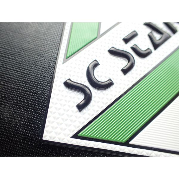 OEM Custom Embossed 3D Logo Soft TPU Labels Patches For Clothes