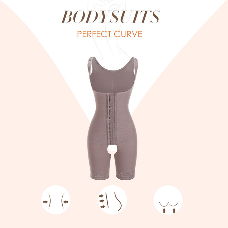 Fashion Spandex Nylon Waist Trainer Shapewear for Adults Bodycon Bodysuits by HEXIN