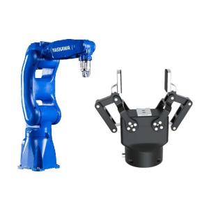 China 6 Axis Pick And Place Robotic Arm Yaskawa GP8 With CNGBS Robot Gripper For Material Handling Robot wholesale