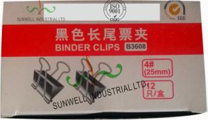 China Custom Printed Office Tails Clips Packaging Boxes Glossing Varnish Finished wholesale
