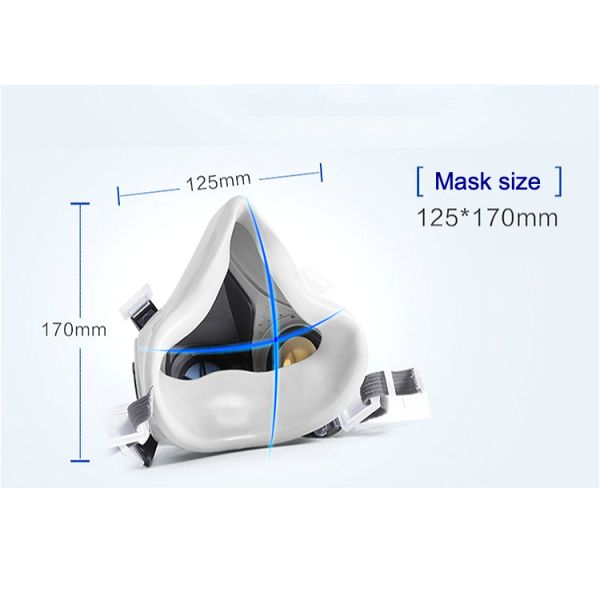 TTR ABS Emergency Escape Equipment Half Face Gas Mask With Air Filtration