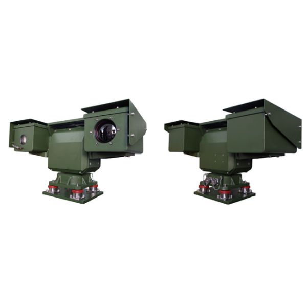Dual-Sensor PTZ Thermal Imaging Camera , Military Grade Vehicle Mounting Camera