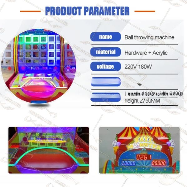Full machine view in amusement center setting