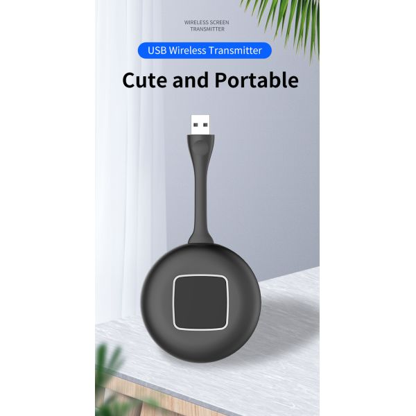 USB Transmitter Conference Room Wireless Presentation 90ms AES