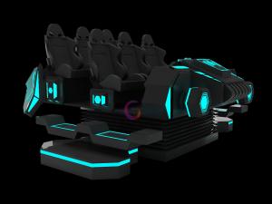 China Theme Park VR Roller Coaster Machine 9D VR Cinema 6 Seats Chair 220V wholesale