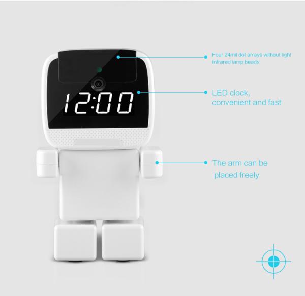 Quality 360° Panoramic Robot Security Camera CMOS Sensor  Home 1080P PTZ Control for sale