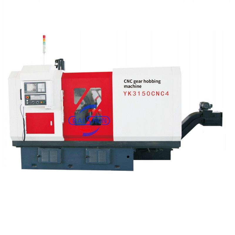 Large Automatic Gear Parts Spiral Bevel CNC 4 Axis Gear Hobbing Machine