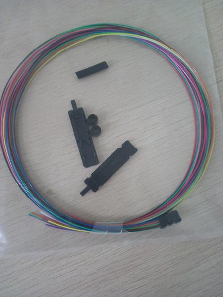 Quality 12 core ribbon fiber Optic Buffer Tube Fan Out Kit 1m with 0.9mm buffer for sale