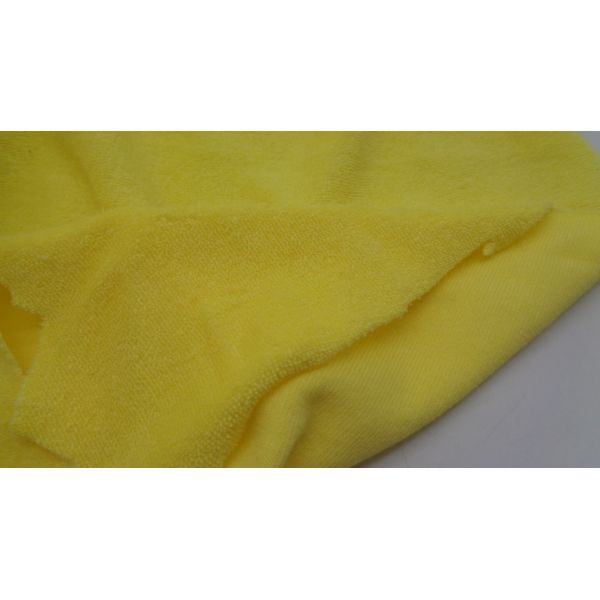 32Sx100D 100% Polyester Dyed Cleaning Terry Bath Towel Fabric 120 G Quick Dry