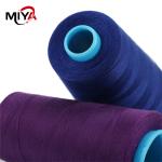 Colored 3000Y 40/2 Spun Polyester Thread Dyed Pattern