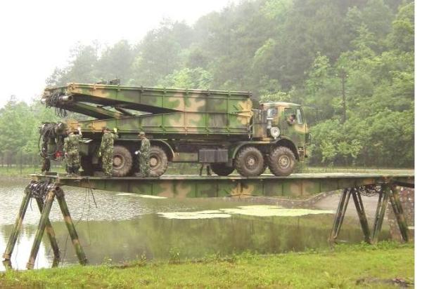 Quality Automatic Single Span Deck Heavy Mechanized Bridge For Temporary Transportation for sale