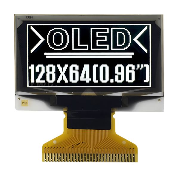 OLED Display Factory China 0.96 Inch 128x64 Dots OLED Graphic Module Single Color SPI Interface
