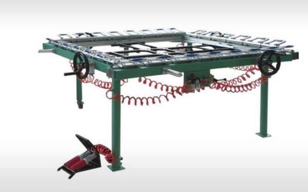 Quality Mechanical Tighten Automatic Silk Screen Printing Machine Manual Tension Control for sale