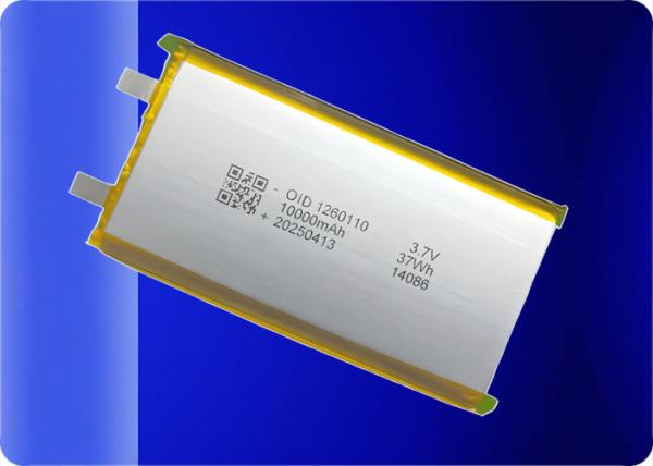Quality 600 Cycles Solid State Battery Customized 3.7V 10000mAh Battery 1C Discharge Current for sale