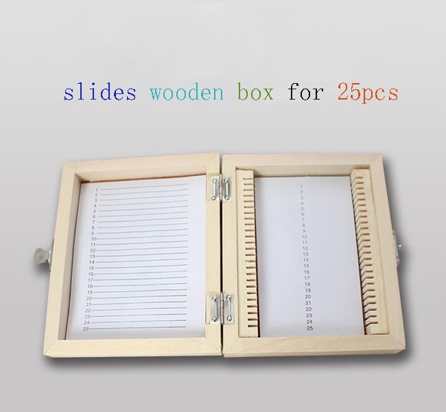 Biological Microscope Prepared Slides 25Pcs For Science Education