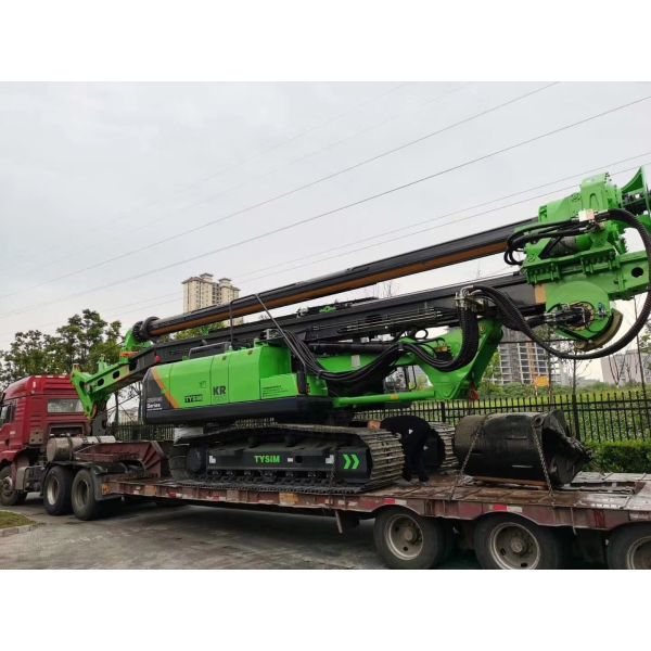 Borehole Drilling Machine , Hydraulic CFA Rotary Bored Piling Rig CE ISO9001 Max. drilling depth 20 m