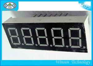 White 0.56 Inch 5 Digit 7 Segment Led Display High Brightness , Long Life