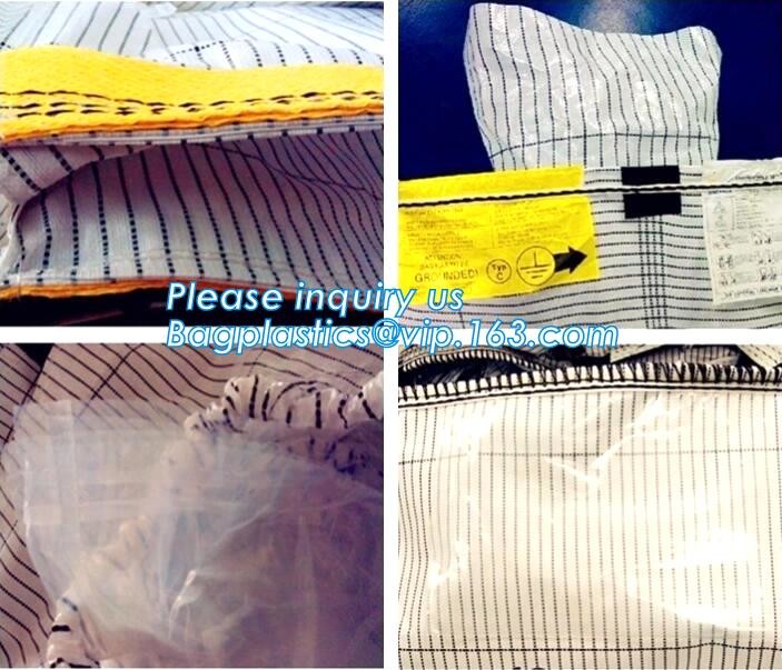 polypropylene woven plastic jumbo bag pp big bag for sand, building material, 500kg-1000kg PP Woven Jumbo Bag Big Bag wi