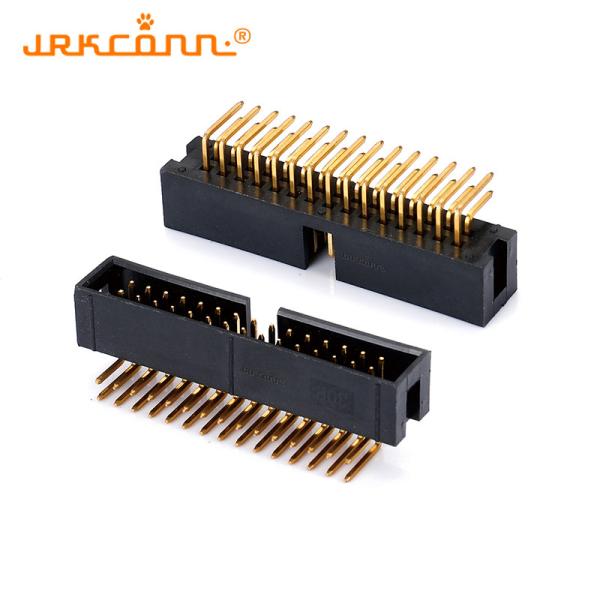 Quality 90 Degree Pin Header Box Header Connectors Right Angle Pcb Header Connector for sale