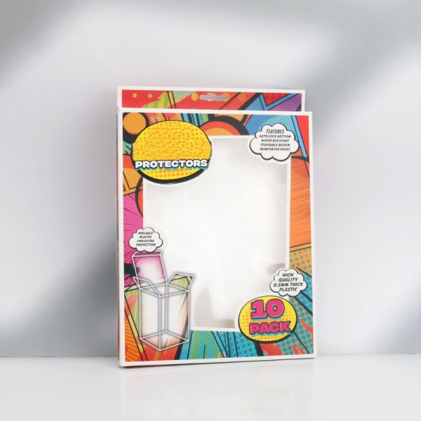 Custom Logo Lock Paper Packaging Box Clear Booster Protector Pack for 5 Factory Wholesale