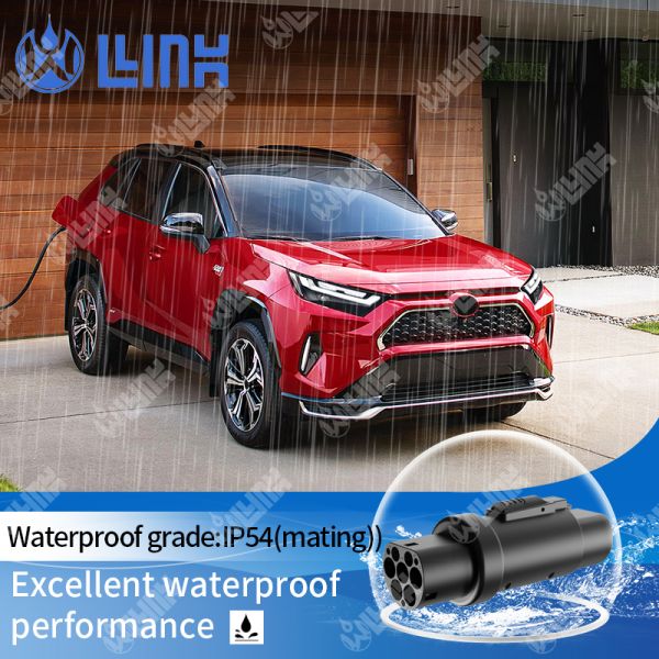 Olink Electric Vehicle Type 2 to GBT AC Adapter Charger IEC 62196 to GB Converter Adapter for Tesla