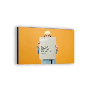 65 Semi-Outdoor Digital Shop Window Display Panel with High Brightness and HDMI Input