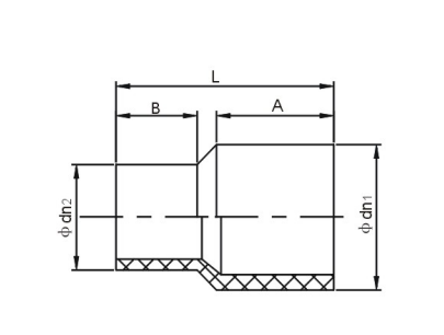 Black Color HDPE Fusion Fittings Buttwelding Joint Fittings Pe100 Reducer