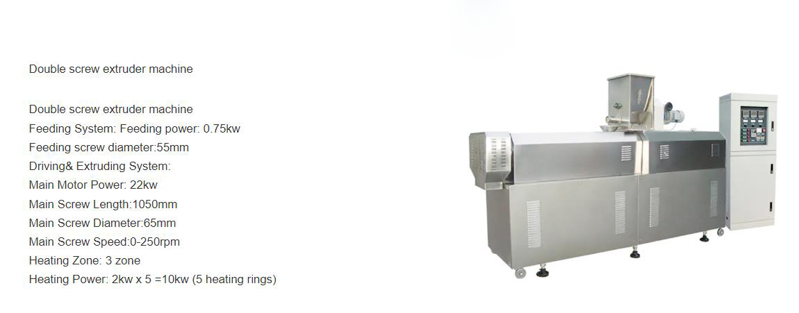 Twin screw extruder baby milk rice powder making machine