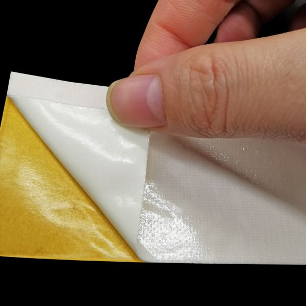 Double Sided Adhesive Mesh Cloth Yellow Carpet Tape For Bonding Carpet Or Rug