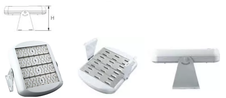 Explosion Proof High Power LED Flood Light Warm White 2700-3500k Smooth Surface
