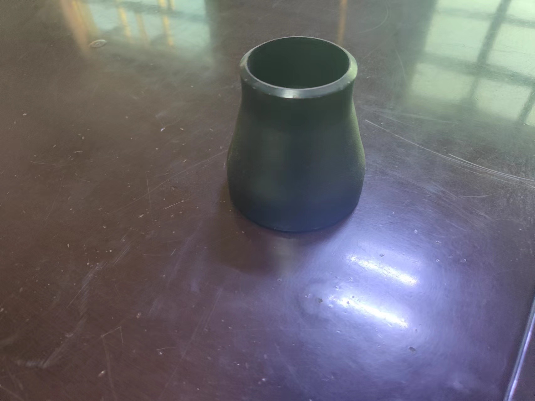 China Chemical Mild Steel Reducer Pipe Fitting Black Painting wholesale