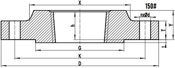 Class 150 Copper Nickel Flanges 5 Inch C70600 ANSI B16.5 TR Threaded