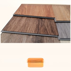 Waterproof SPC Flooring Click Lock Light Gray PVC Stone Plastic Floor Tiles for Indoor