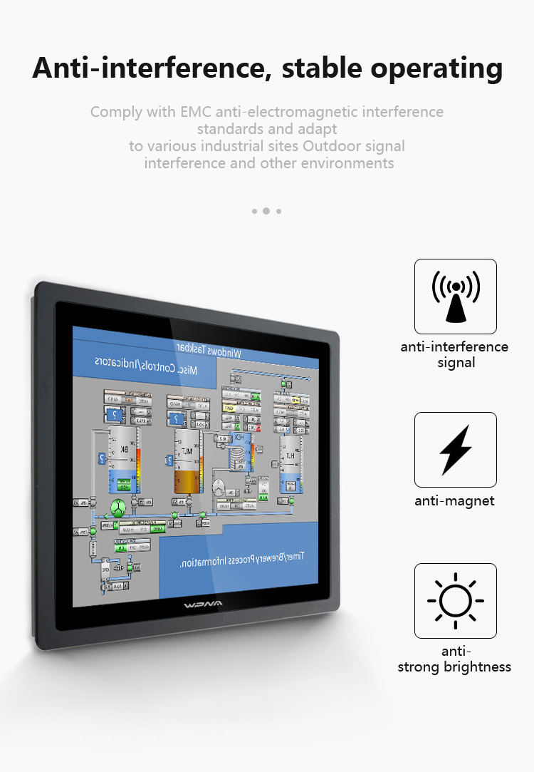 Stock 10.4 Inch Touch Screen Work All In One Computer with J1900/i3/i5/i7 Processor