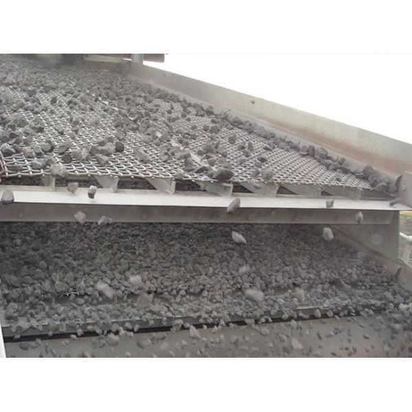 Woven Vibrating Mining Screen Mesh Size 12.5mm Double Crimped