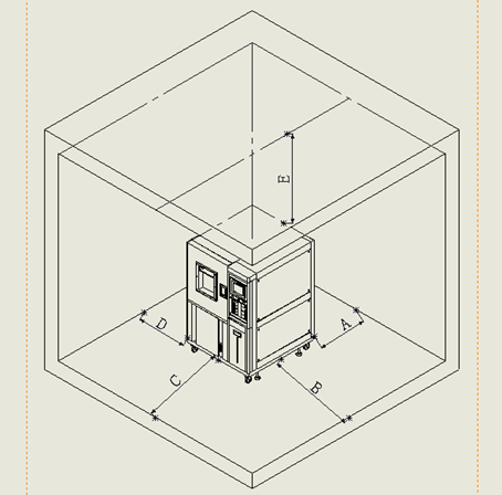 IEC60068-2-78 Constant Temperature Humidity Testing Chamber 1500L