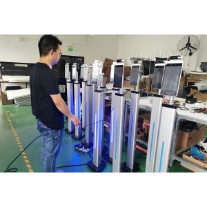 IP65 AI face recognition camera German temperature sensor door lock access