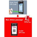 EU C19 Verifica Green Pass QR Code Reader Facial Recognition Thermometer