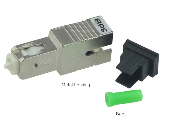 Singlemode Simplex SC/APC Fixed 1DB Fiber Optic Attenuator