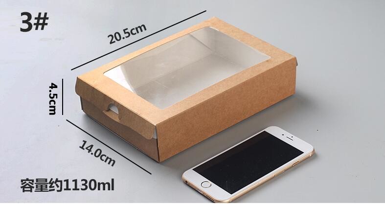 kraft paper sandwich box with window ,triangle sandwich box for packaging,Cardboard Box With Clear Window Burger Sandwic
