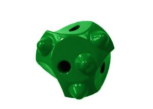 China Wear Resistance R25 Threaded Button Bits With Spherical / Ballistic Buttons wholesale