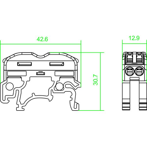Replace UK Quick 32Amp Din Rail Terminal Blocks Without Screws