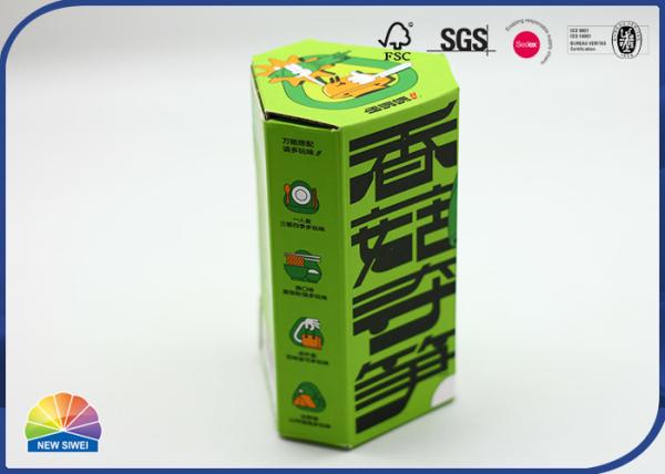 Quality Hexagon Shaped Corrugated Paper Box Package Customized for sale